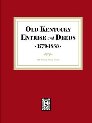cover image of Old Kentucky Entries and Deeds, 1779-1853